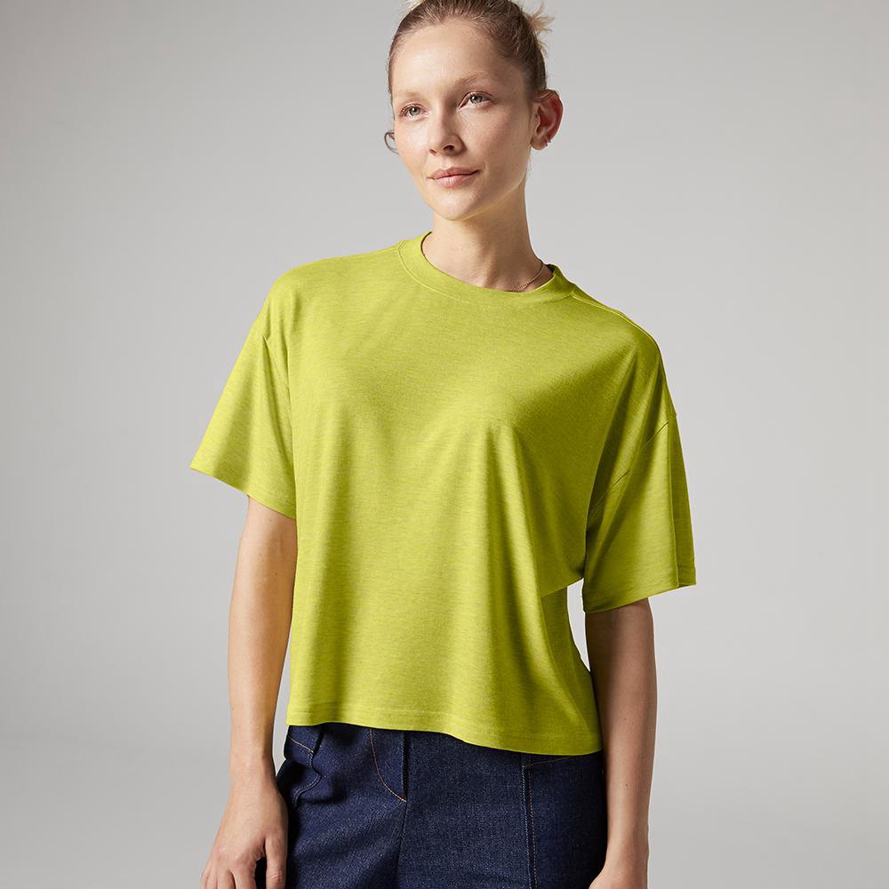 Allbirds Women\'s TrinoXO™ Relaxed Fit - T-Shirt Light Green - YVF963581